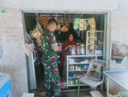 Serda Hardiansyah Cek Ketersediaan dan Harga Bahan Pokok