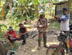 Dengan Gotong Royong, Serda Handi Rustanto Ajak Masyarakat Jaga Kebersihan Lingkungan