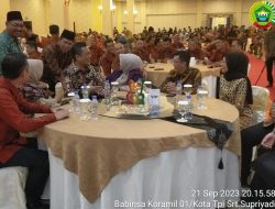 Sertu Supriyadi Hadiri Malam Pisah Sambut Walikota Tanjungpinang Kepada Pj Walikota Tanjungpinang Hasan